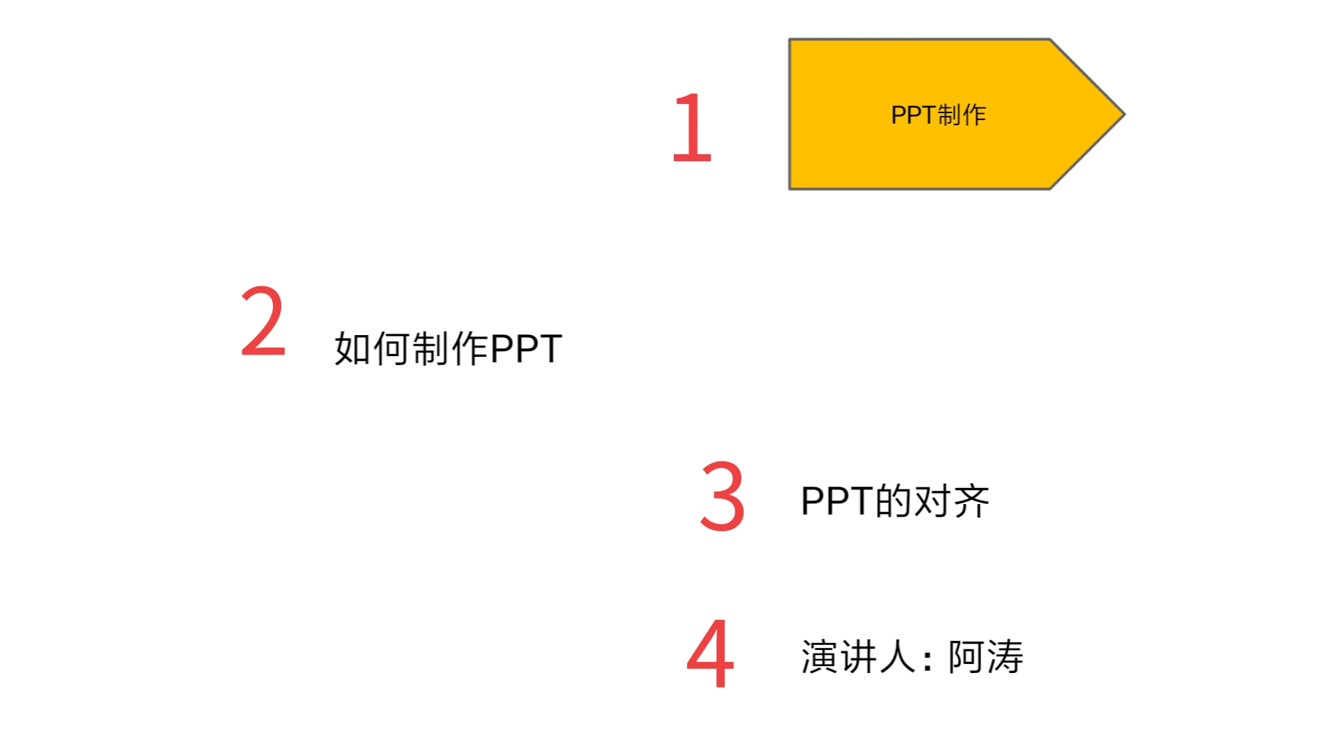 PPT设计的四个基本原则-对齐