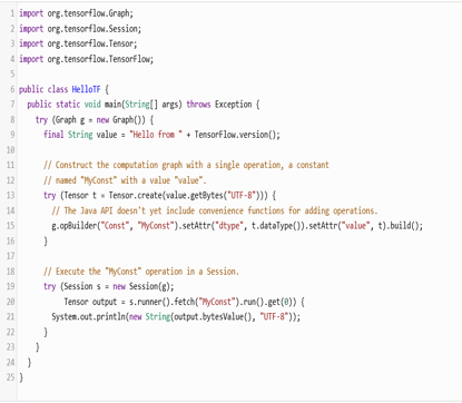 Java / JavaScript在TensorFlow中的入门使用指南
