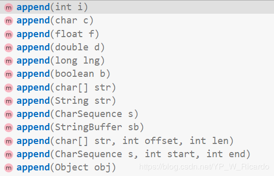 Java中字符串StringBuffer和StringBuilder的使用