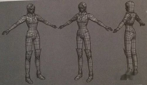 3D游戏角色建模身体模型该如何制作