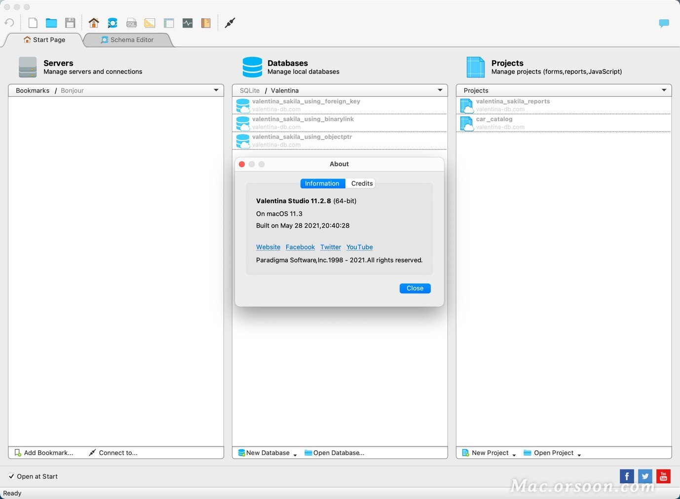 「亲测好用」数据库管理软件：Valentina Studio Pro for Mac
