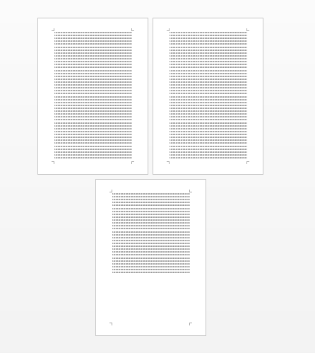将word指定页设置为横向，其它页设置为纵向，原来这么简单
