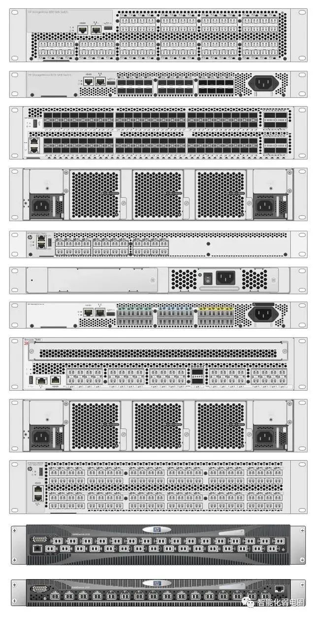 VISIO形状图库-H3C/HP/HPE 服务器/网络/安全/存储