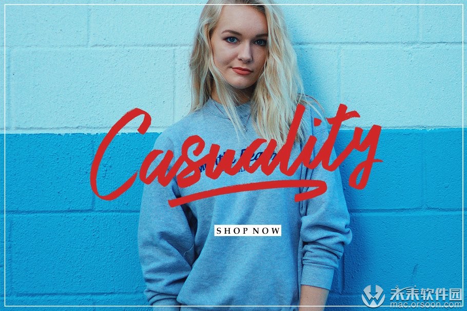 英文笔刷风格字体Bestrong Brush Font