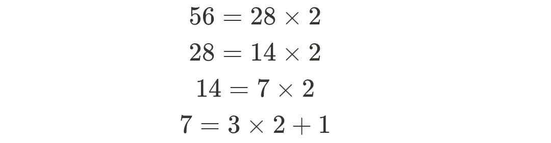 为什么通过将十进制除二转为二进制的方法有效?
