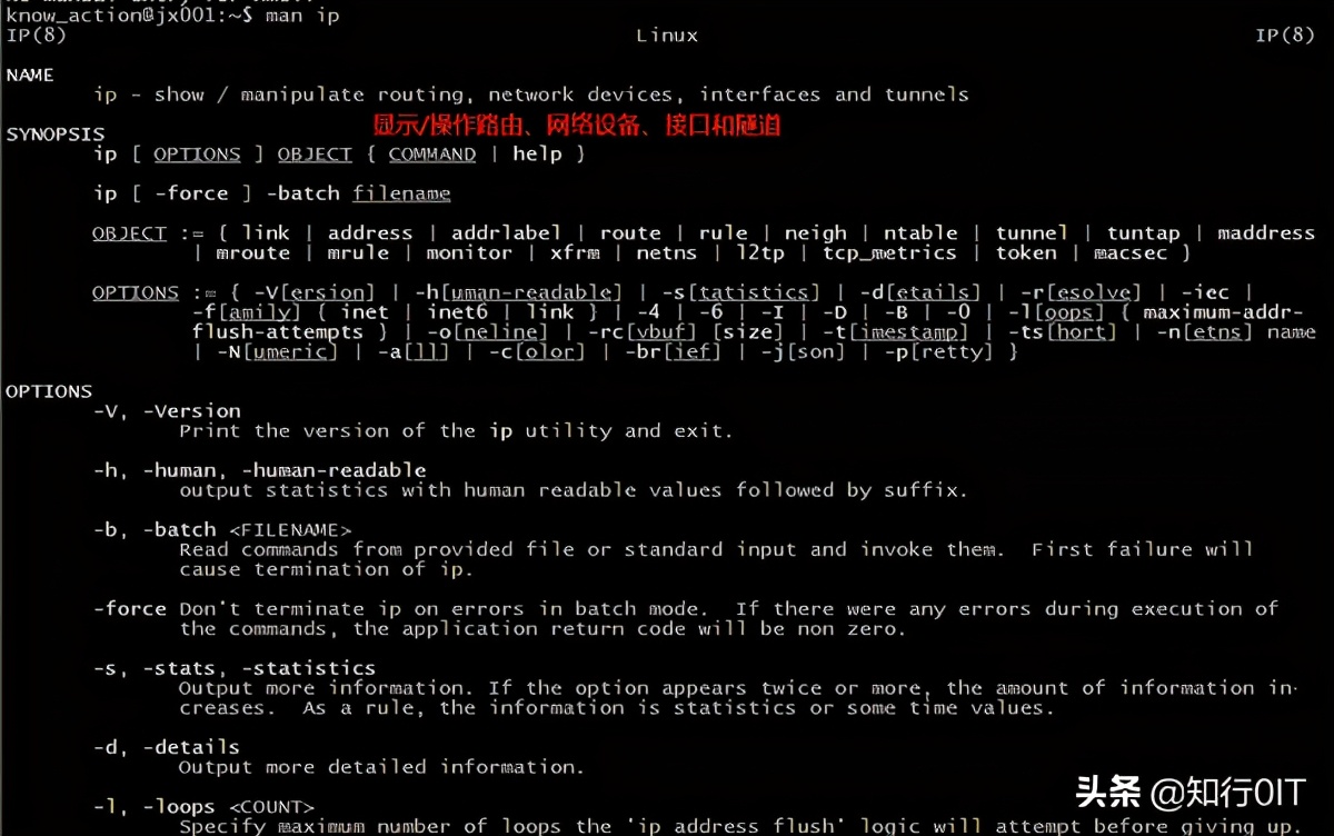 linux系统中的ip命令详解