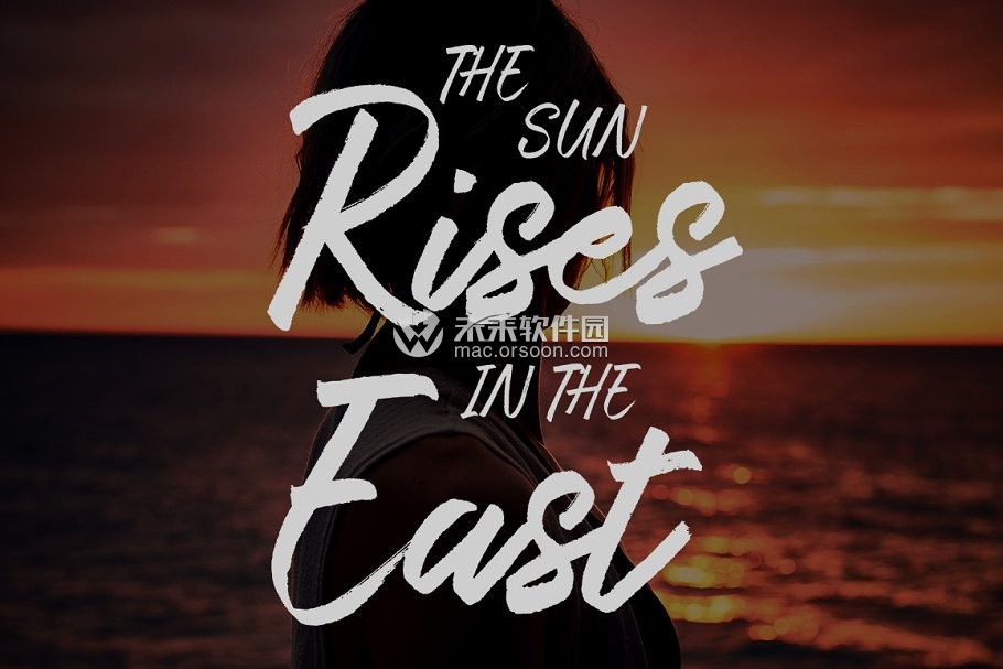 英文笔刷风格字体Bestrong Brush Font