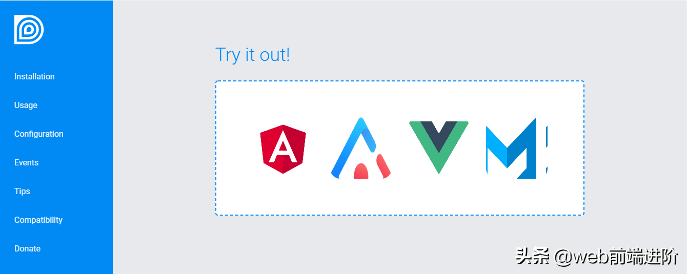 基于 JS 高效在线文件拖拽上传插件DropZone