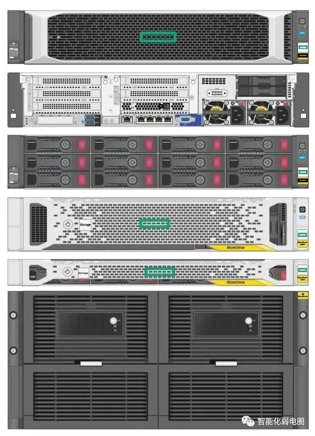VISIO形状图库-H3C/HP/HPE 服务器/网络/安全/存储