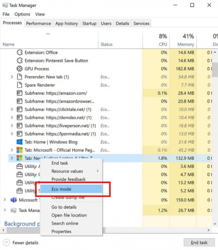Windows 10任务管理器获新功能：可限制应用的CPU/内存占用