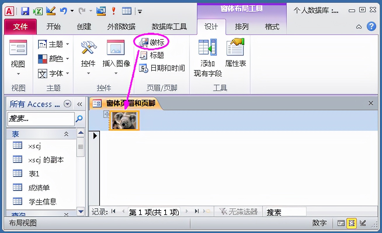 Access数据库窗体设计实例