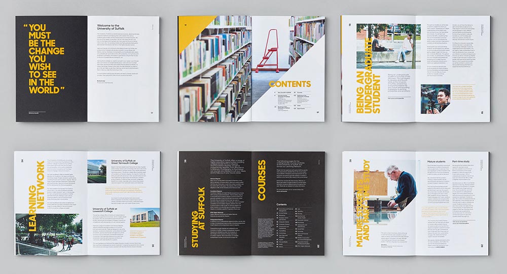 简约国际范的企业宣传册／折页设计集锦