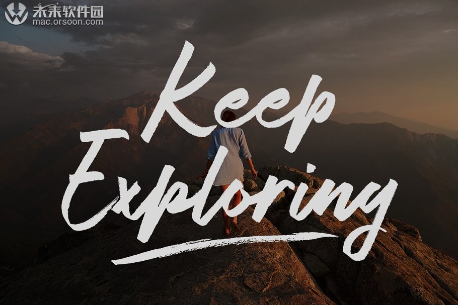 英文笔刷风格字体Bestrong Brush Font