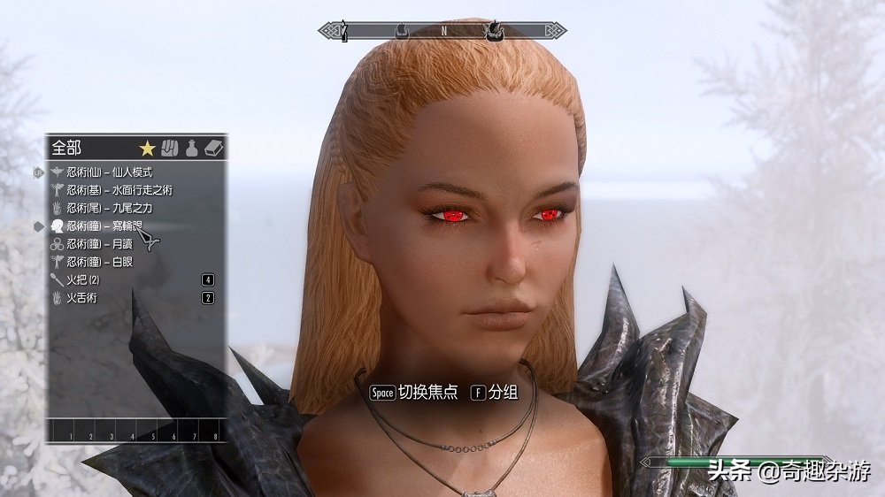 上古卷轴5：大佬用MOD还原动漫世界，就是模型有点搞笑