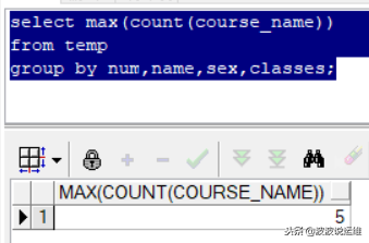 用ORACLE分析函数decode实现行列转换
