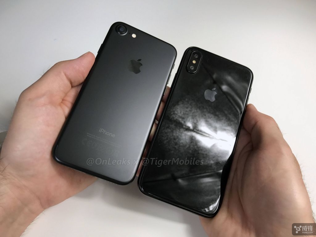 “iPhone 8”对比iPhone 7/7P高清多图赏