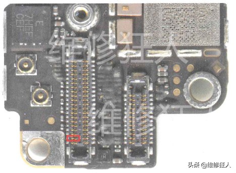 拆iPhone7的显示屏导致不能开机维修过程