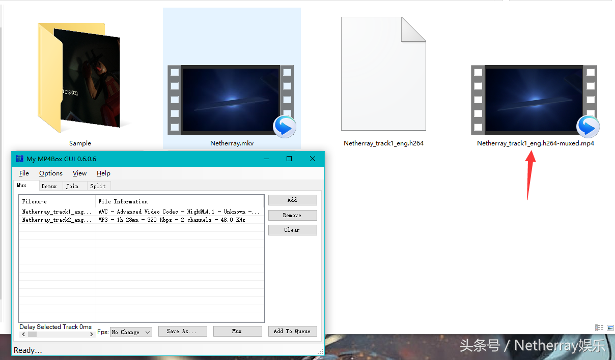 Mkv格式视频两分钟无损转换mp4，再也不用头疼Premiere编辑mkv！