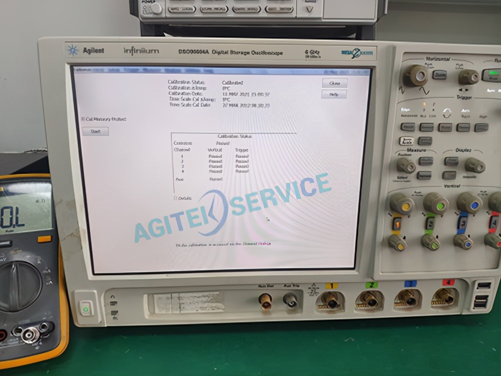 安捷伦示波器DSO90604A直流增益超差维修案例-安泰维修