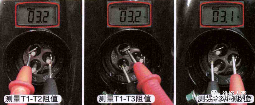 空调压缩机原理及引线端子测量方法