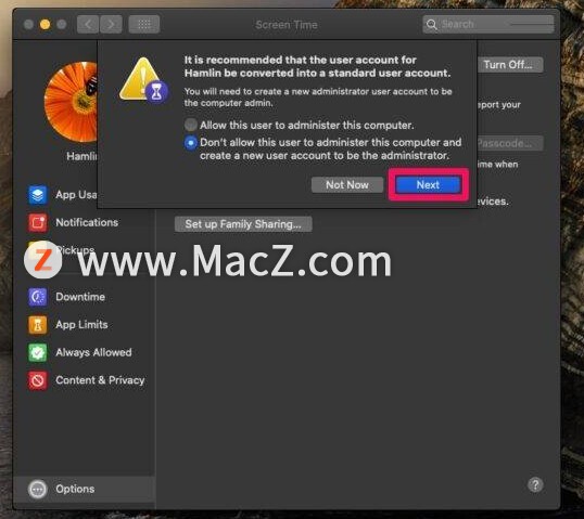 如何在Mac上设置、更改或禁用屏幕时间密码？