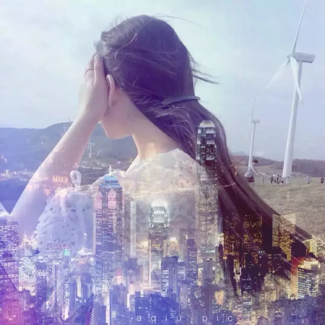 头像，女生混合透明头像