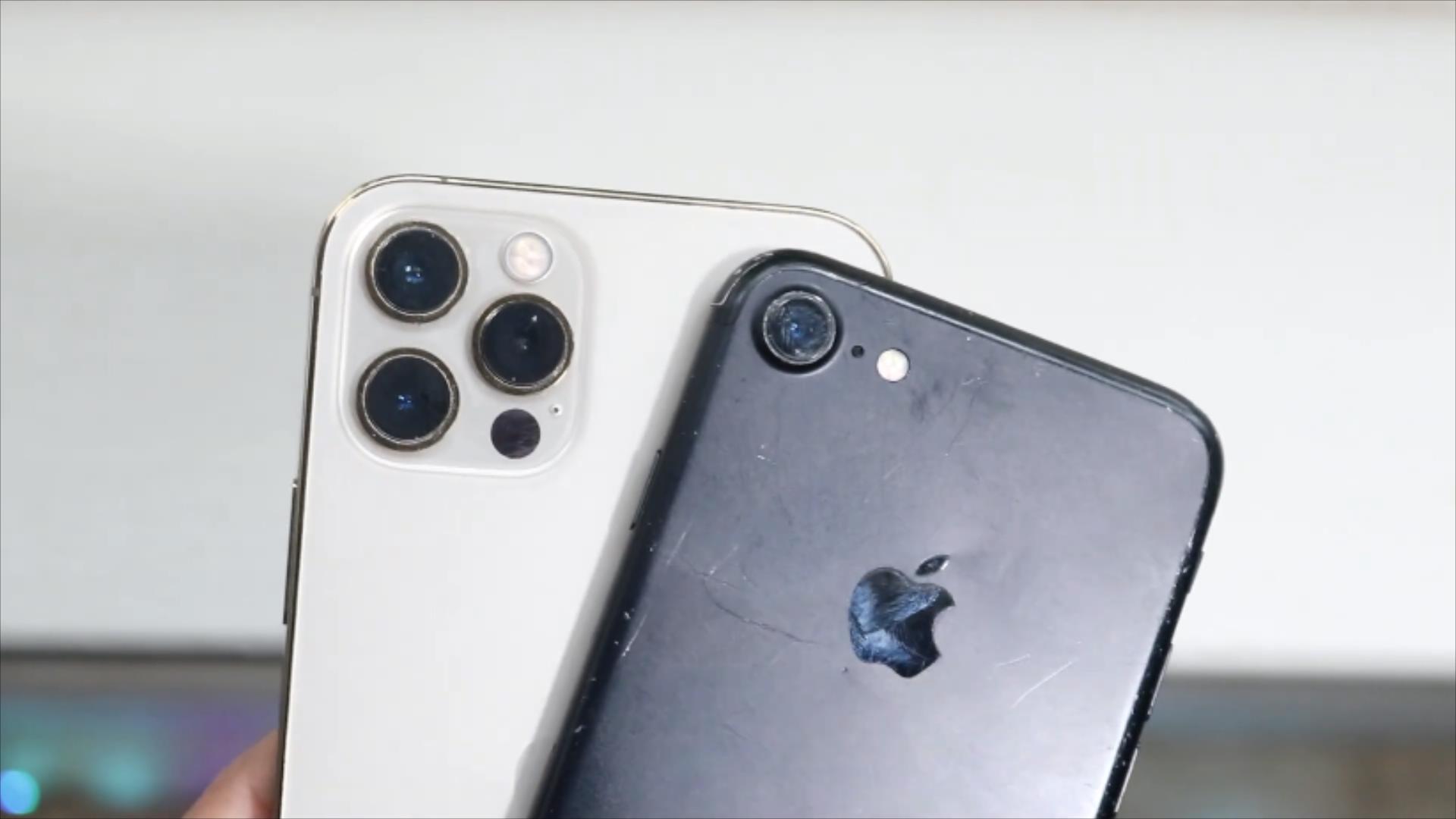iPhone12Pro和iPhone7真机深度对比