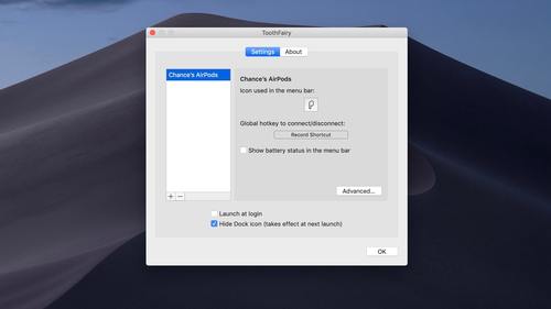 应用程序ToothFairy可使AirPods与Mac快速连接
