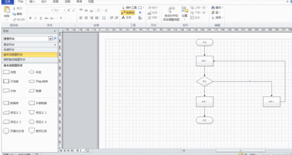 使用Visio绘制流程图基本教学