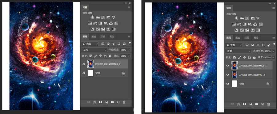 PS制作炫酷3D立体宇宙爆炸主题海报图片