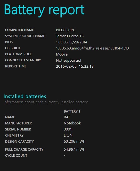 推荐4款Windows笔记本电池详细信息查看工具