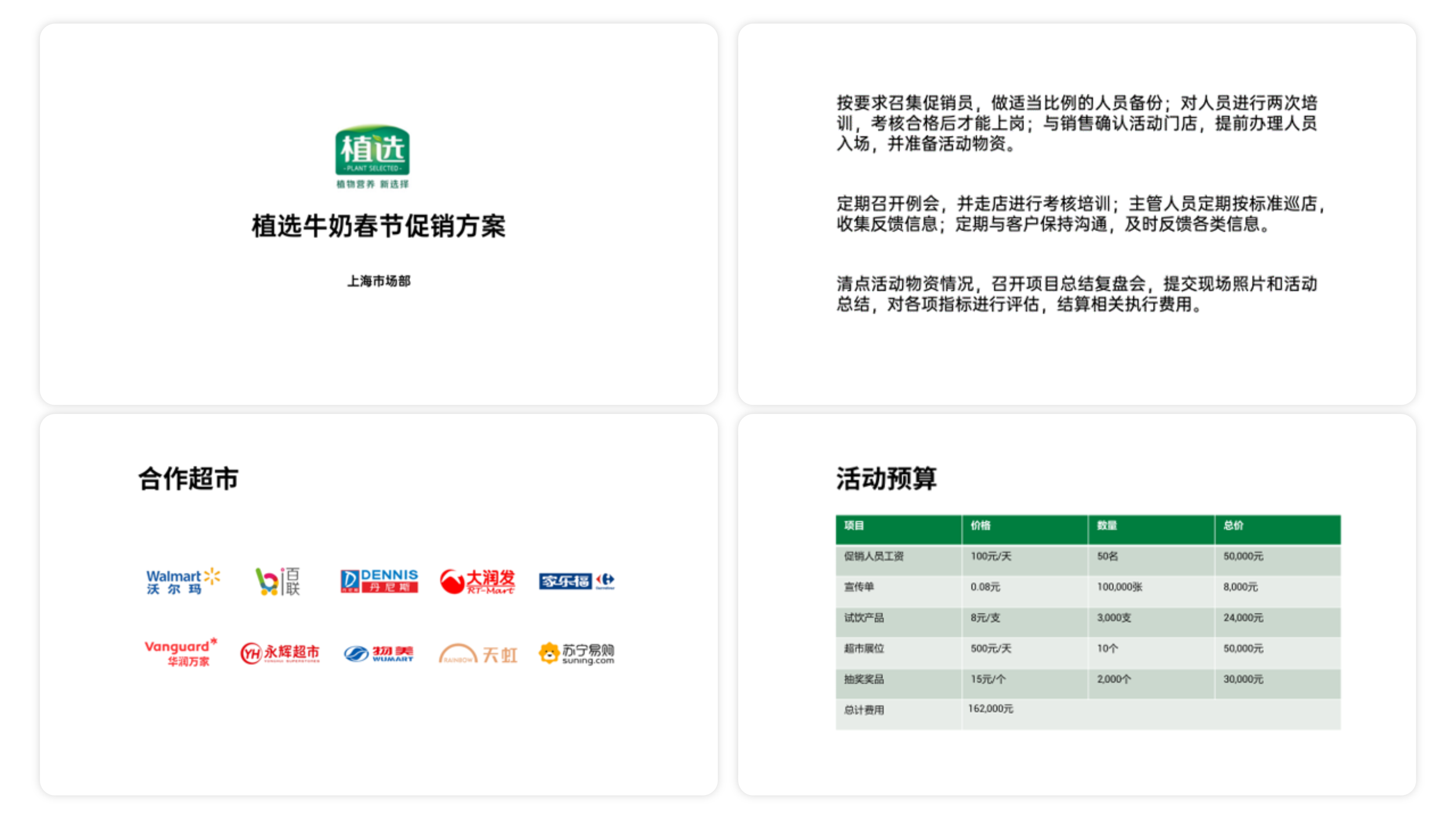 为知名豆乳品牌做了一份剪纸风春节促销推广方案PPT