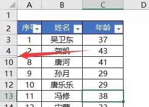Excel三种取消隐藏的方法