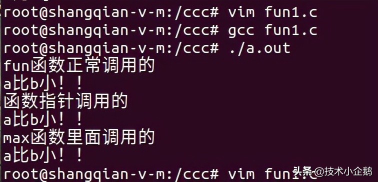 C语言进阶：函数指针的定义与使用