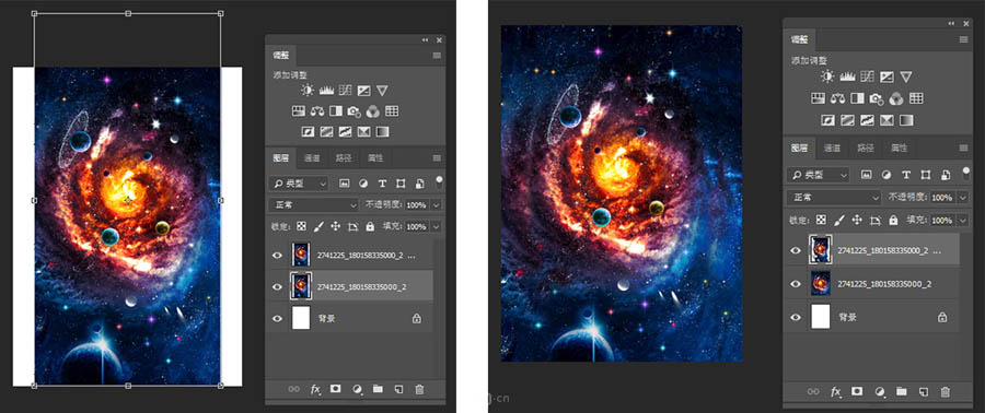 PS制作炫酷3D立体宇宙爆炸主题海报图片
