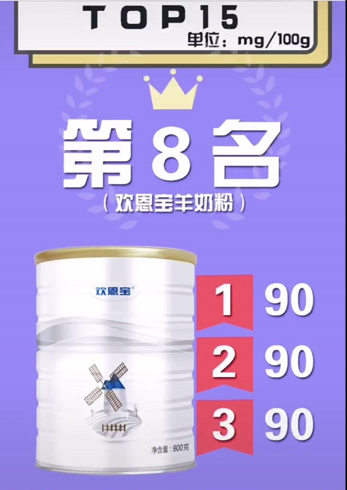 婴幼儿奶粉乳铁蛋白含量排行榜【TOP15位】