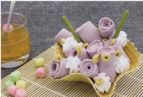 升级版冰淇淋——炒酸奶成为街头新宠