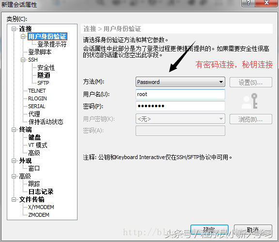 配置IP，putty，xshell远程登录和密钥登录