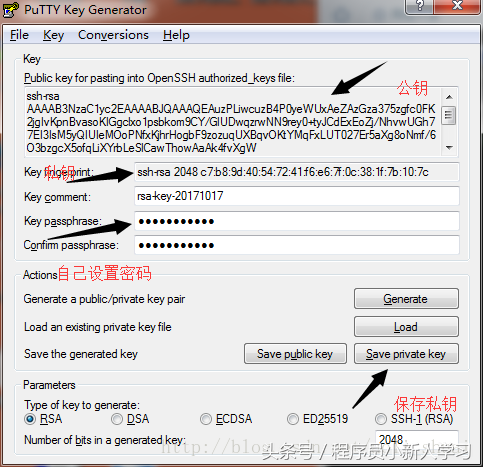 配置IP，putty，xshell远程登录和密钥登录