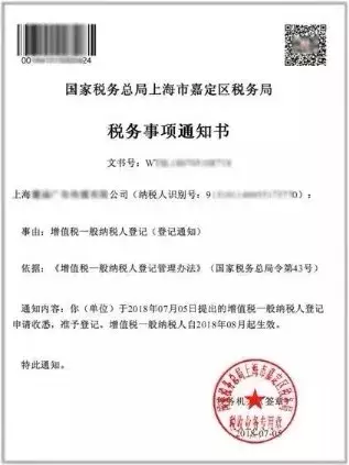 增值税一般纳税人登记网上办理操作指南