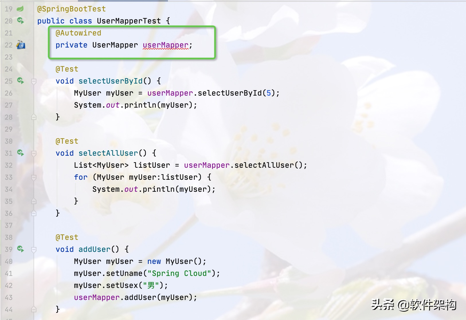 第二个MyBatis应用：Spring Boot整合MyBatis框架