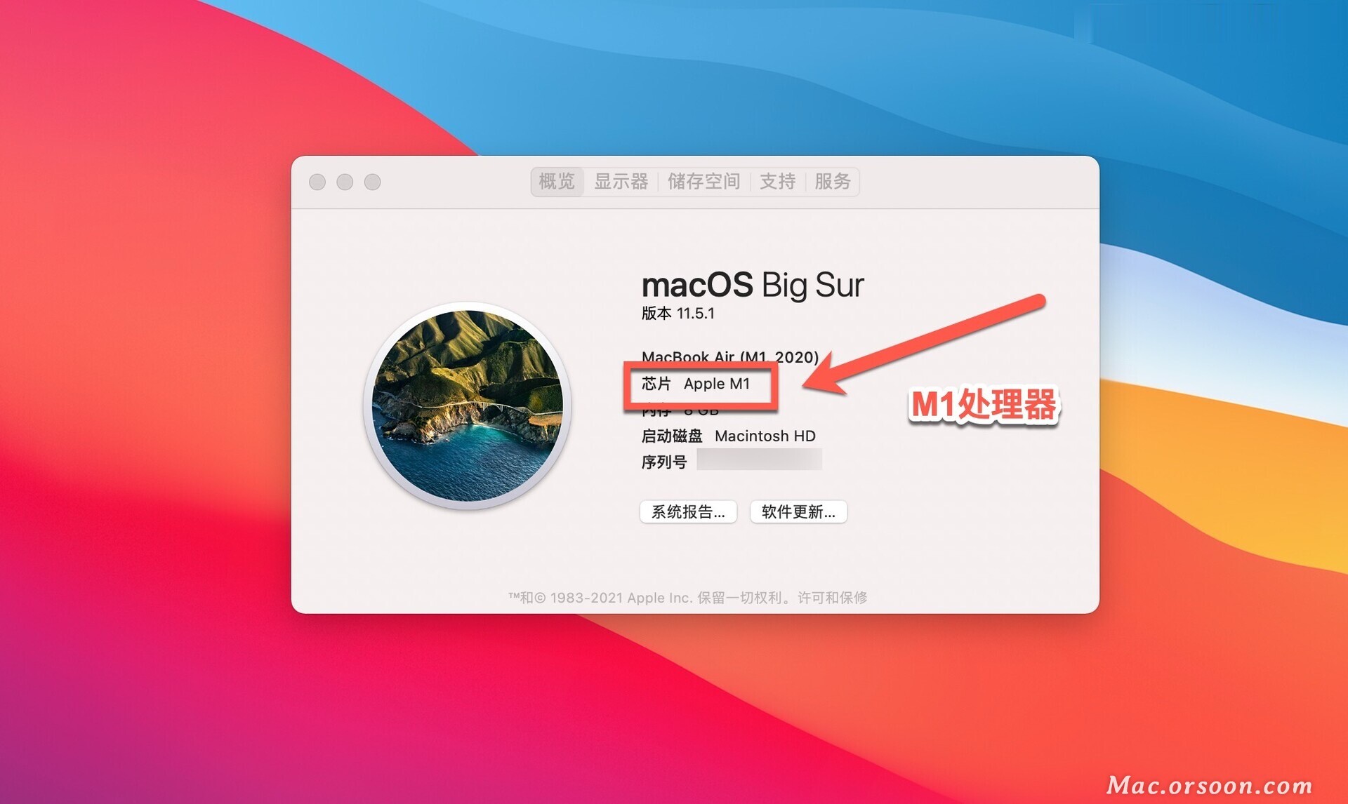 如何区分自己mac电脑的CUP型号