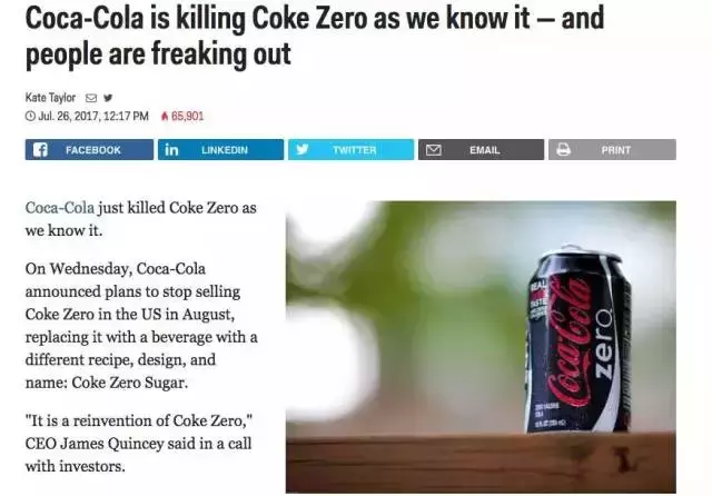 可口可乐公司推出零度无糖可乐，是对消费者身体健康更好的解决方案吗？