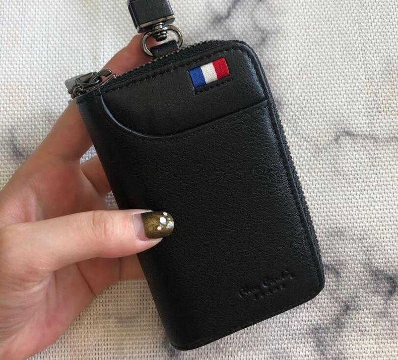 皮尔卡丹真皮多功能钥匙包