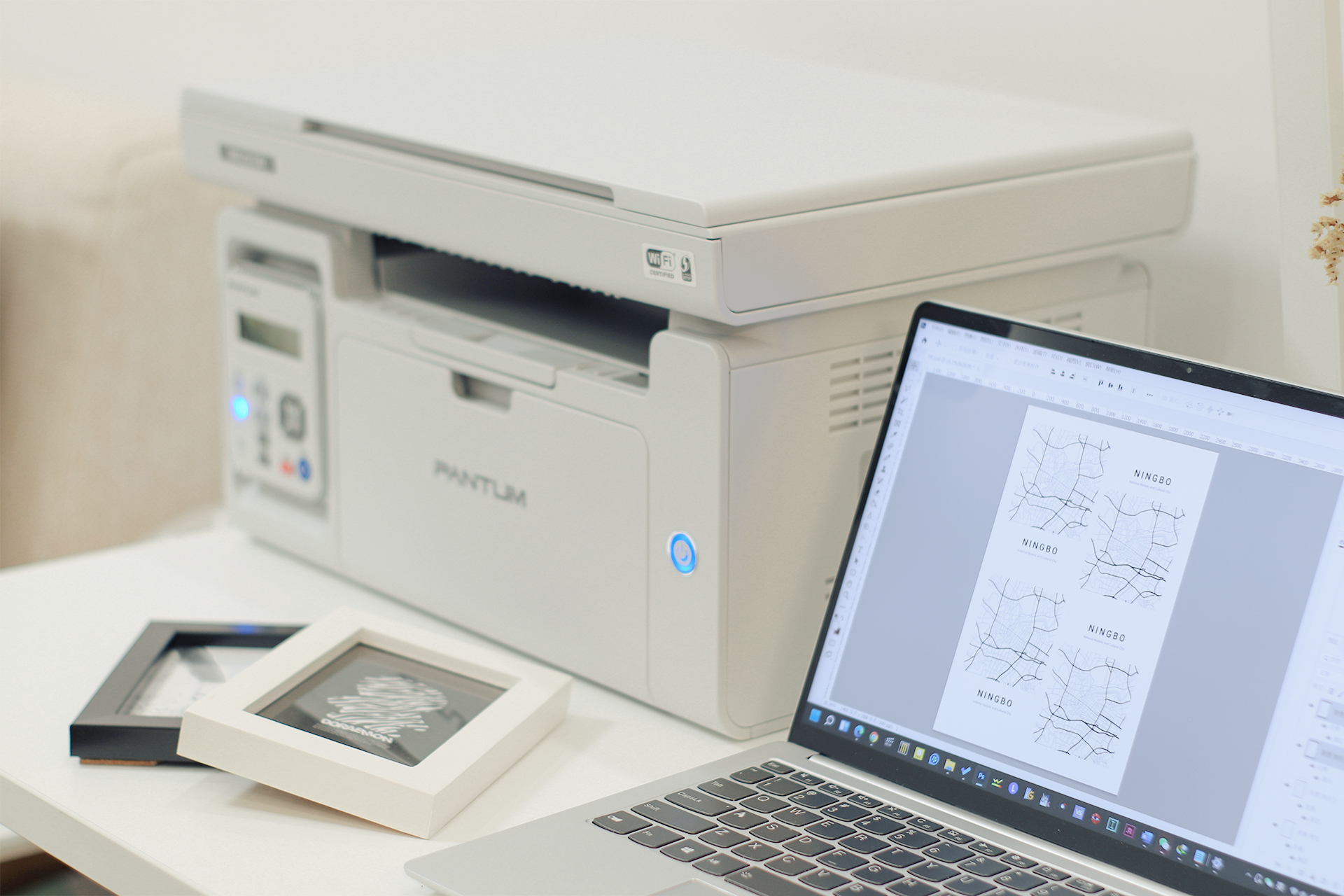 宅家办公超强辅助：一机多用的奔图M6202W打印机体验