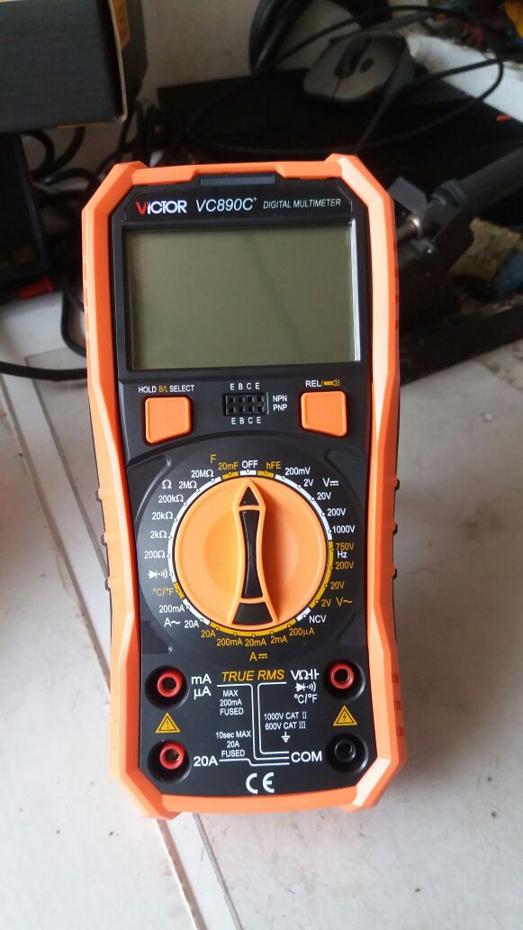 新买的胜利万用表的见解