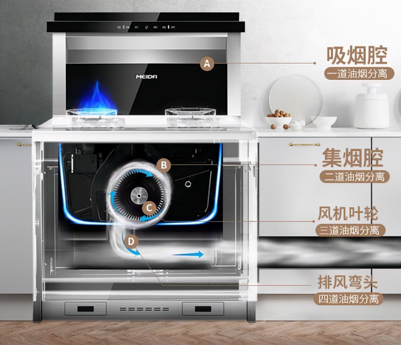 惊喜双十一 美大集成灶让你的厨房焕然一新