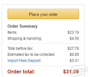 Emporio Armani 阿玛尼 男士V领纯棉短袖T恤*3件