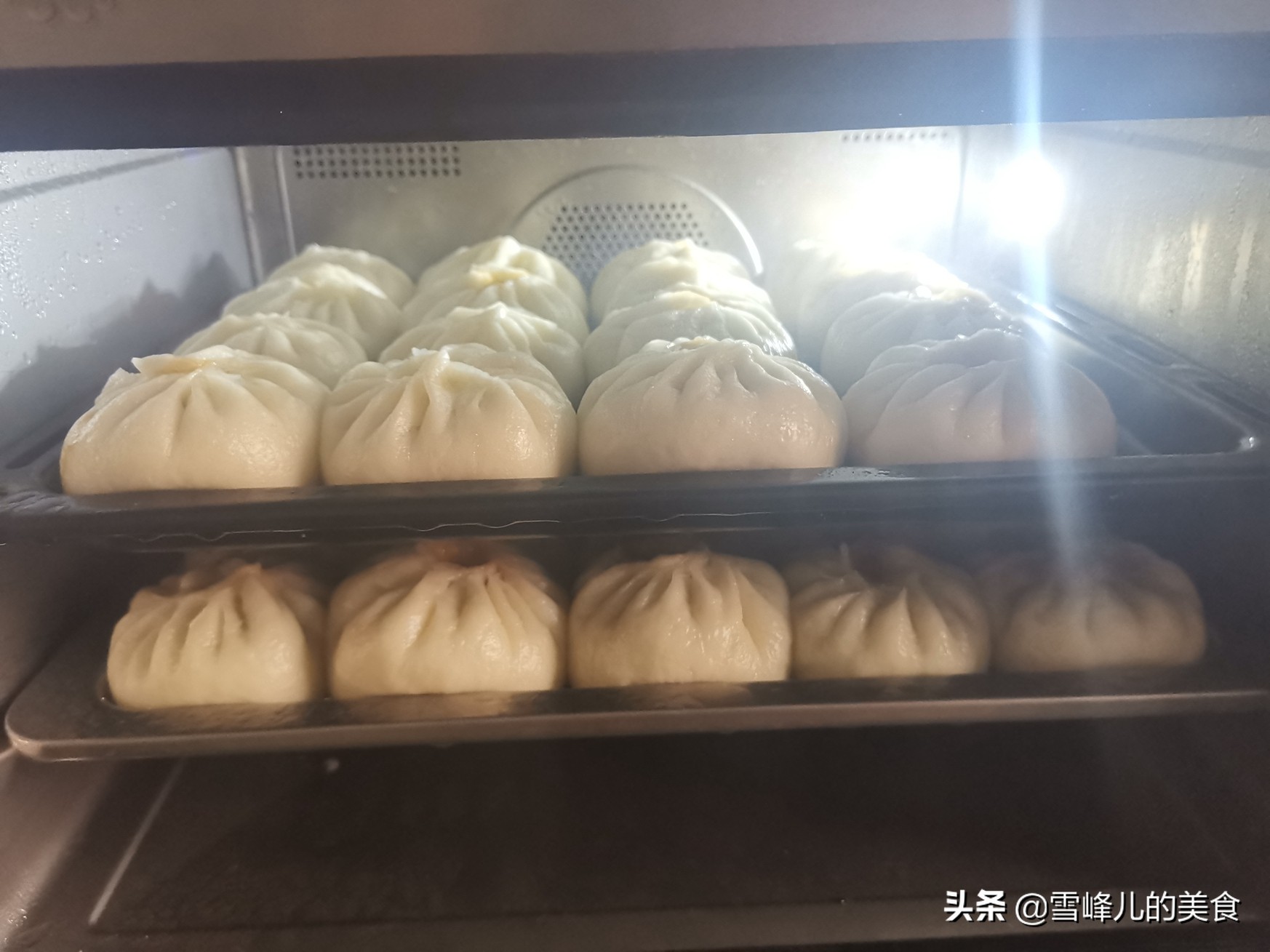 蒸包子不用那么麻烦，一次发酵就成功，暄软好吃不塌陷，真省事啊