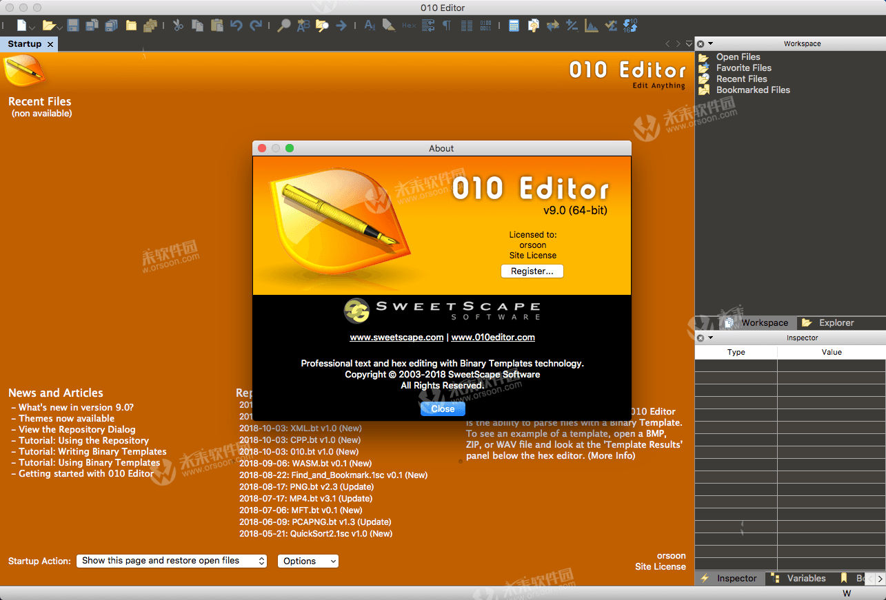 文本和十六进制编辑器：010 Editor for mac
